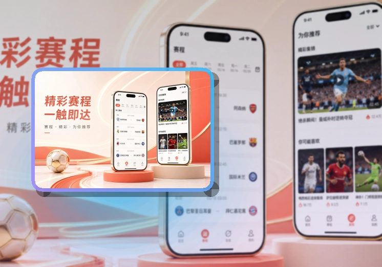 安装卡片区 · 手机端看球入口 · 比赛页打开更自然界面展示